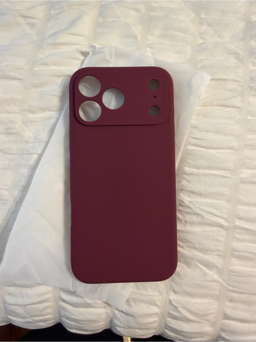 Silicone Protective Phone Case - Burgundy